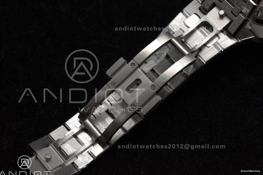 Edition 37mm Best Bracelet 15454 Super APSF Affordable 1033 SA3120 Dial Textured Oak On Frosted SS 1:1 White Royal Clone SS 0406